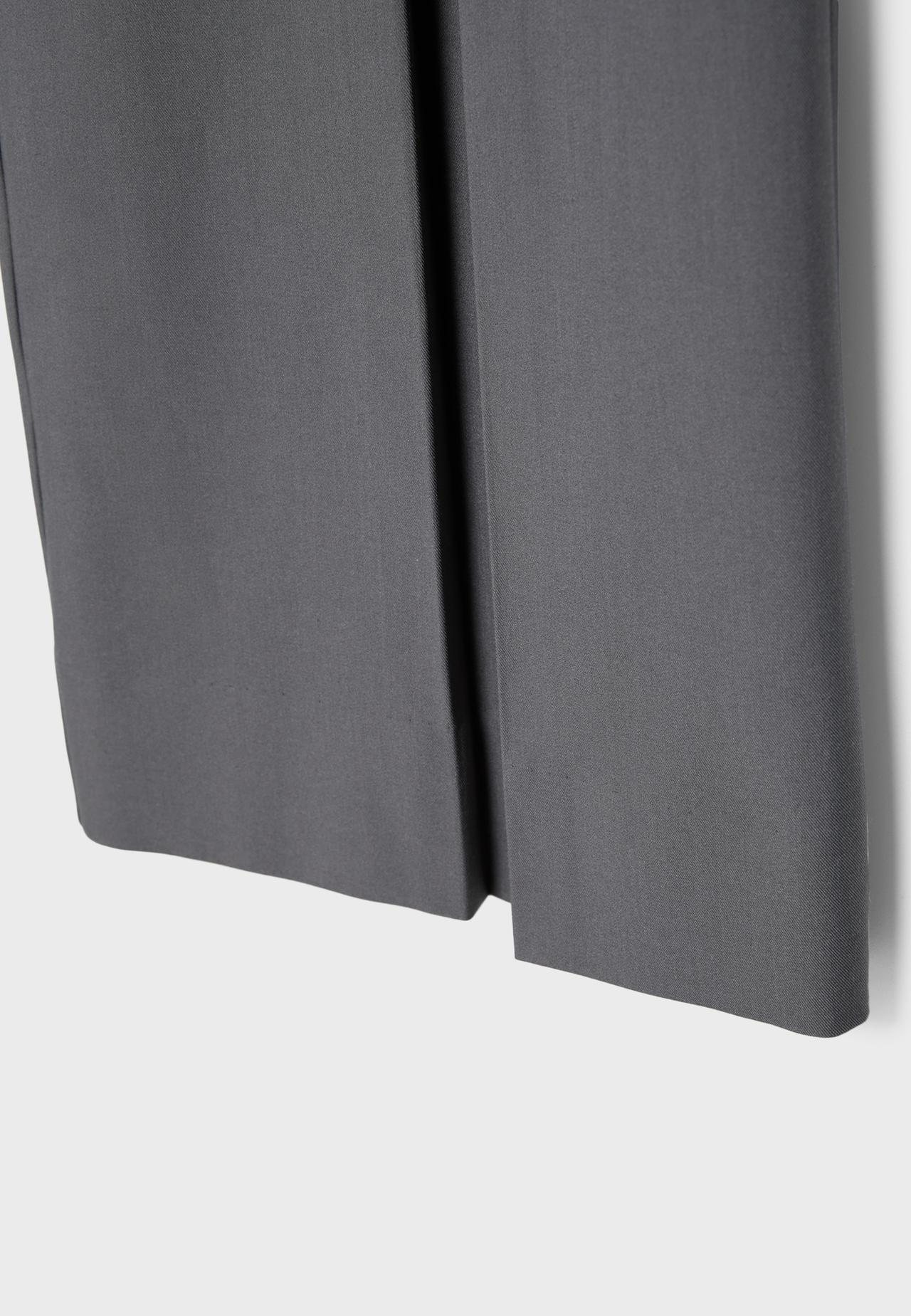 Smart trousers with darts — Dark grey