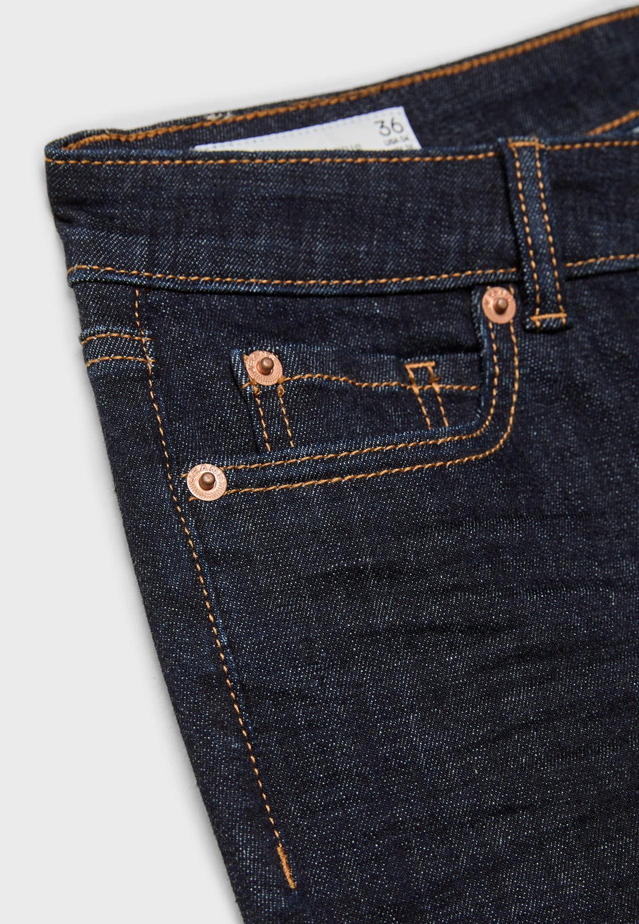 D67 slim fit bootcut jeans — RINSE BLUE DENIM