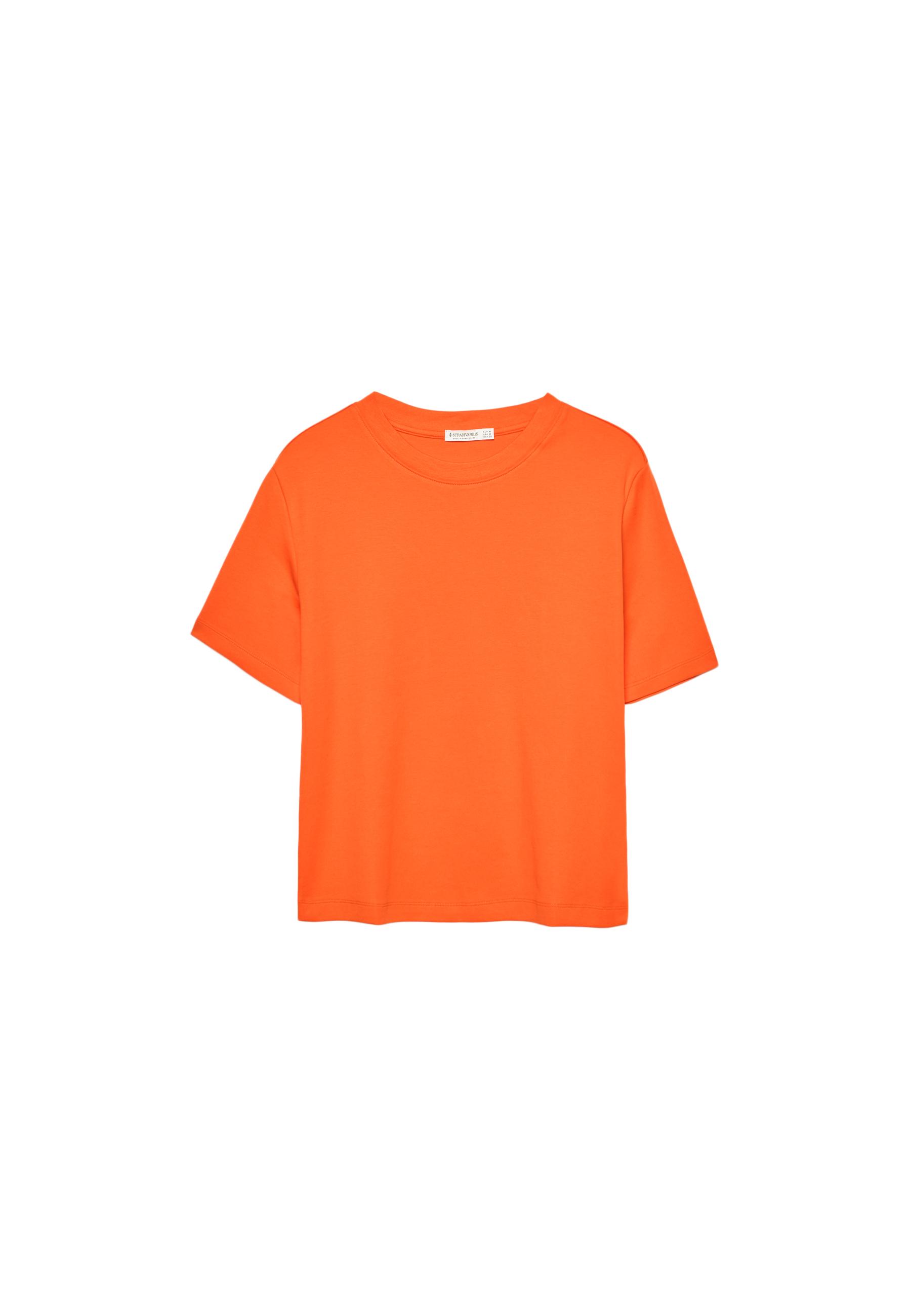 B01 Heavyweight regular fit basic T-shirt — Orange