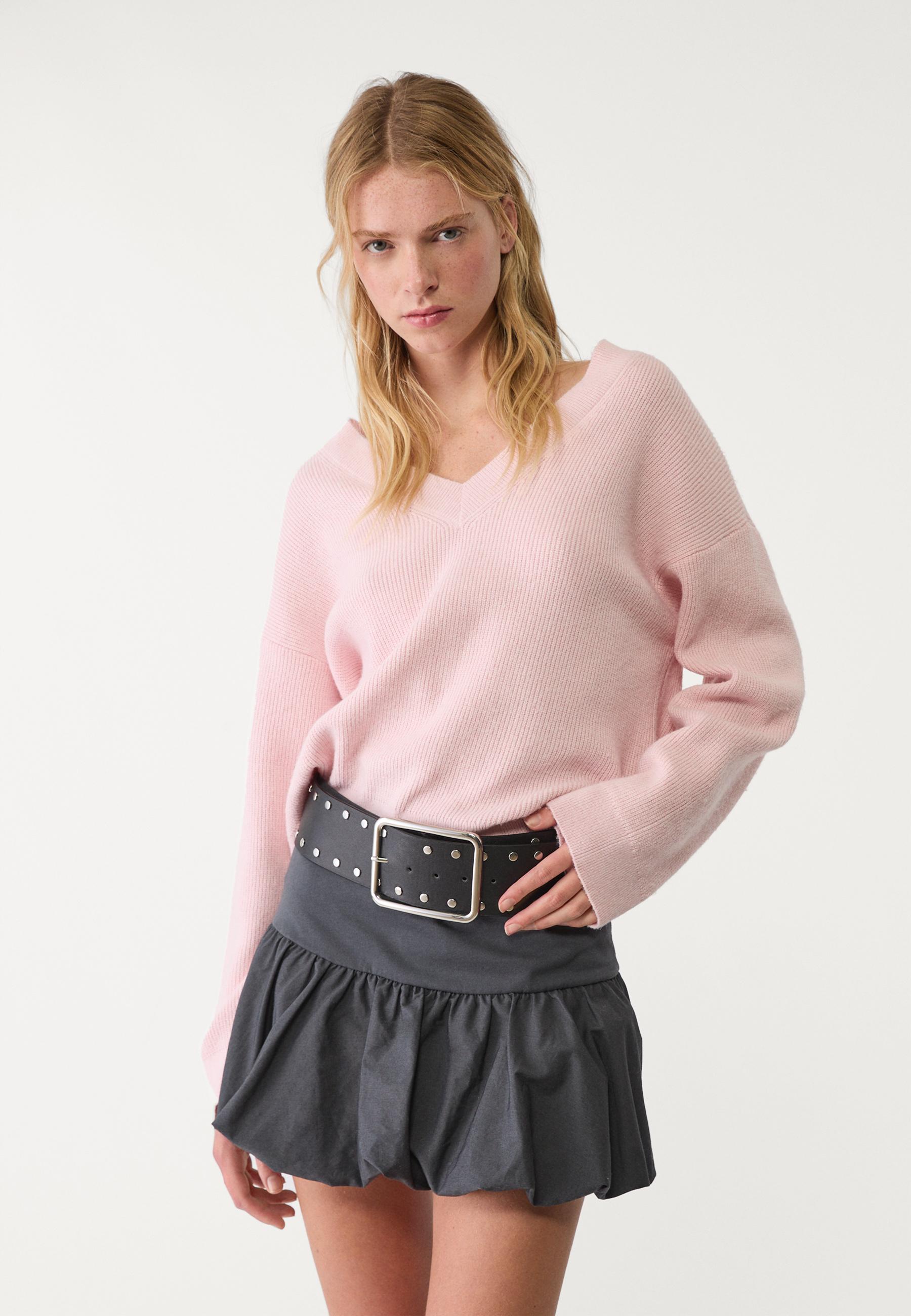 Cintura Da Donna Larga Elastica In Pelle Verniciata Pu Con Fibbia