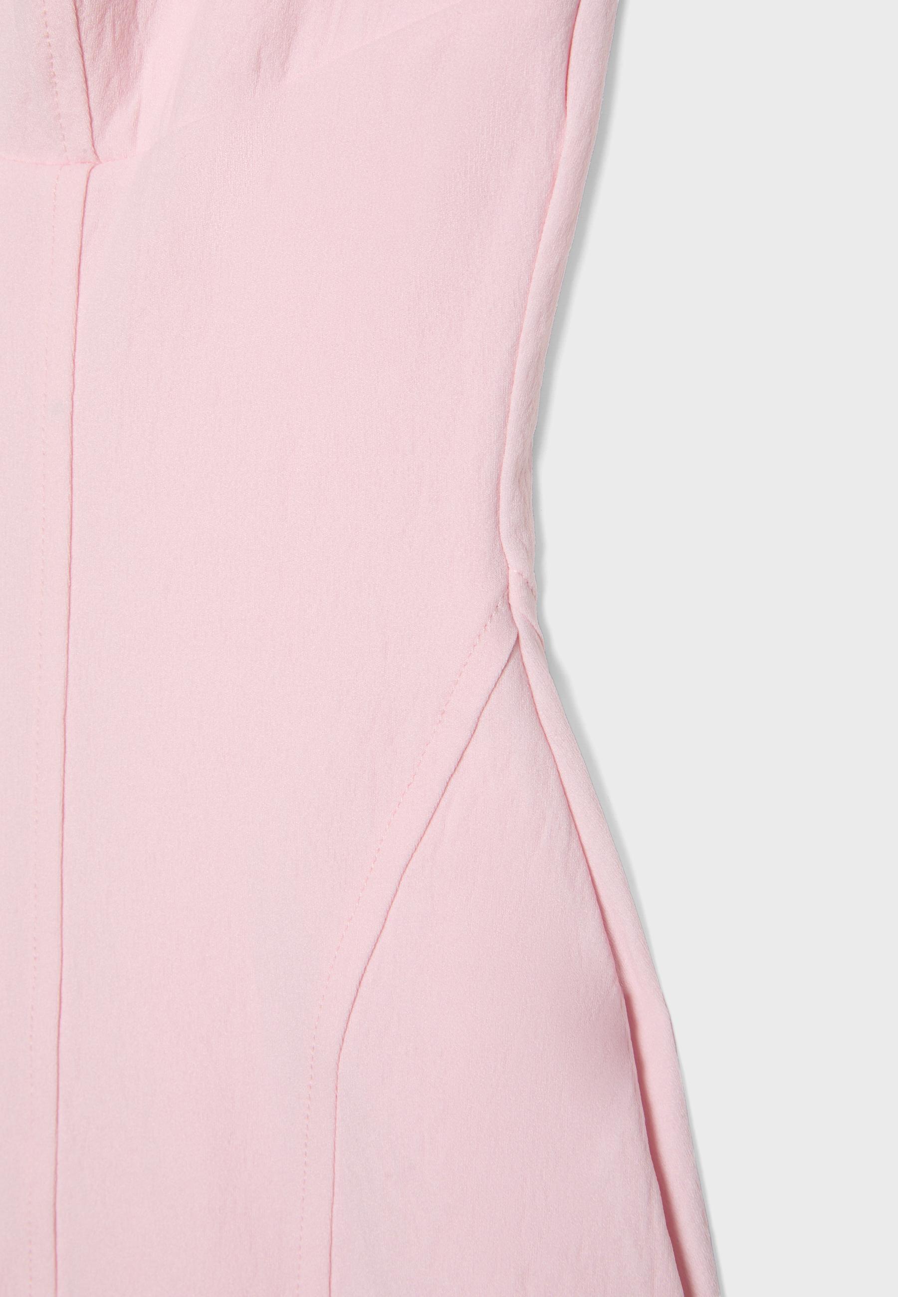 Short bodice dress — Pastel pink