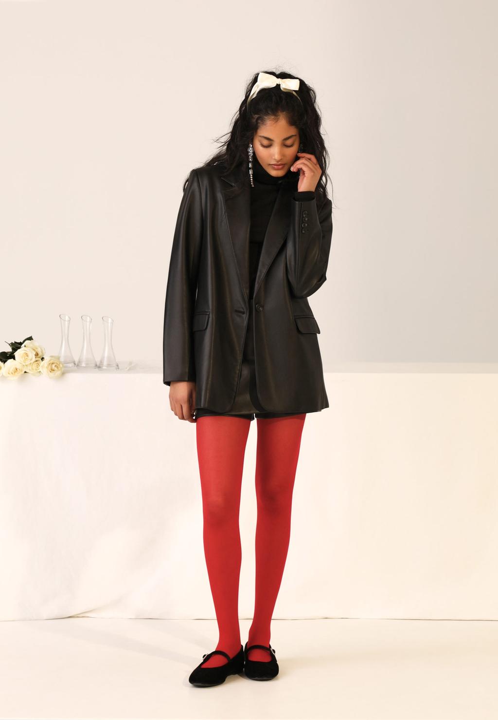 Americana regular fit efecto piel