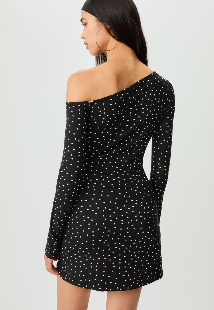 vestido corto topos