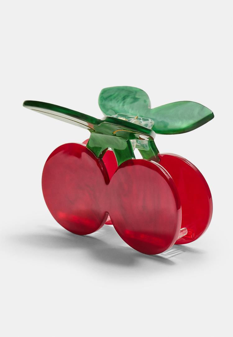 Stradivarius Κλιπ Μαλλιών Κεράσι Κόκκινο Os φωτογραφία