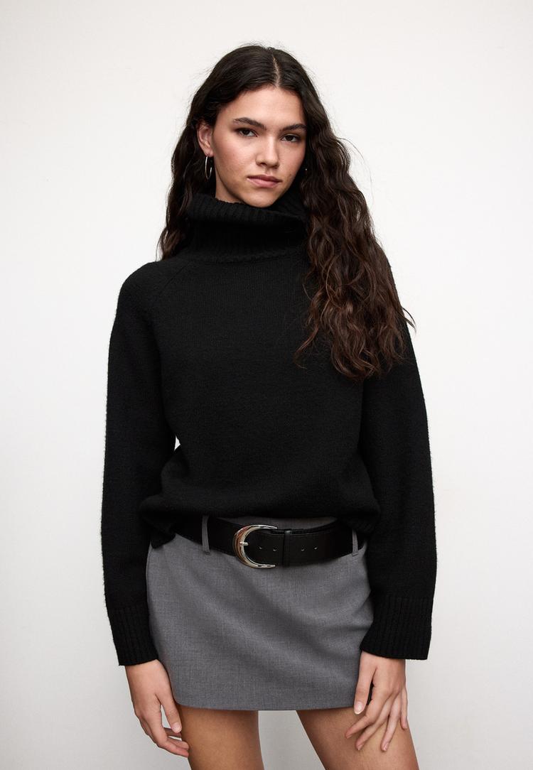 mini gonna pantalone elegante con cintura