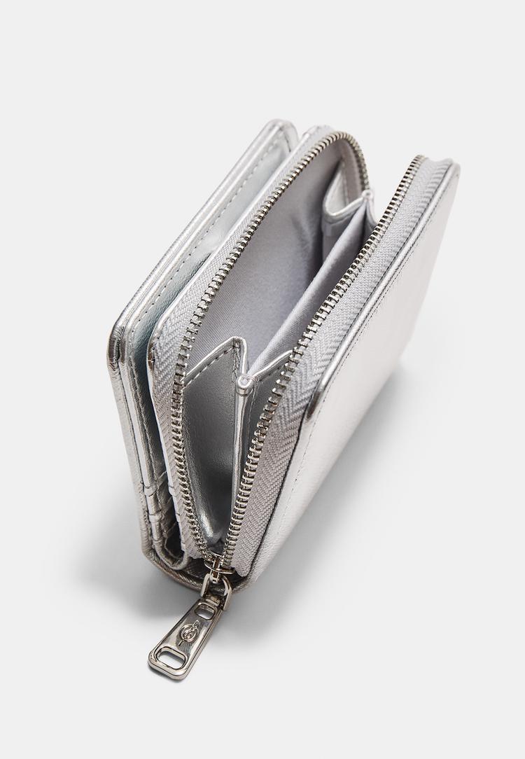 monedero rectangular brillo