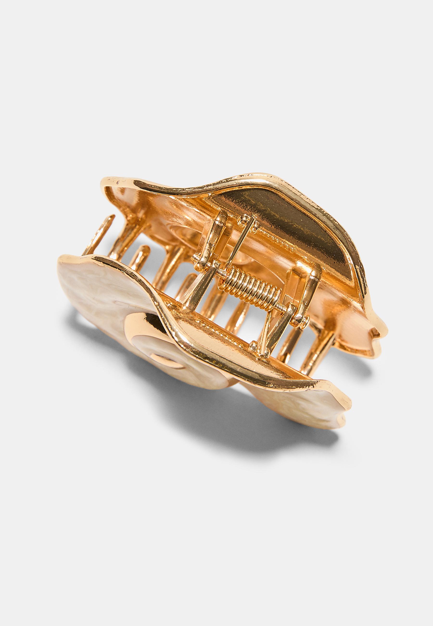 Seashell hair clip — Gold