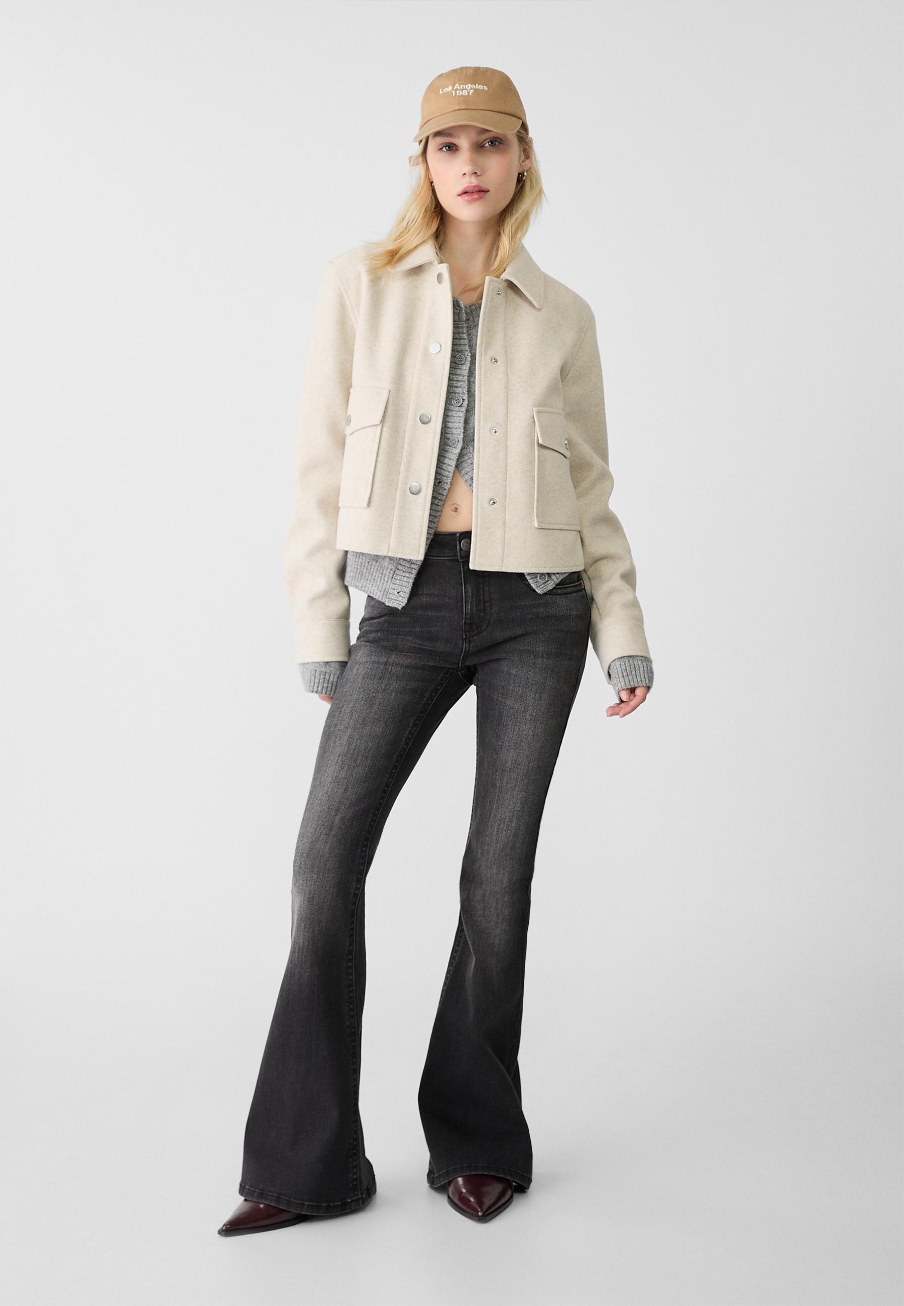 Soft short jacket — Ecru