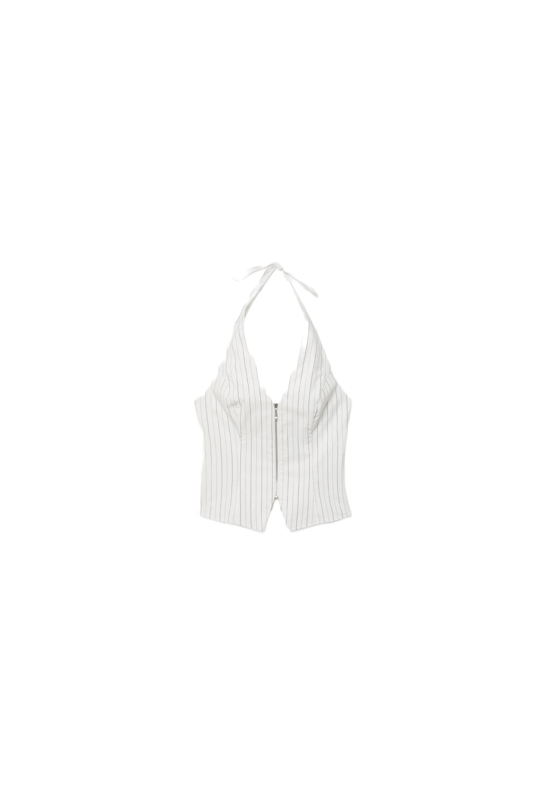 Bengaline halter top — White