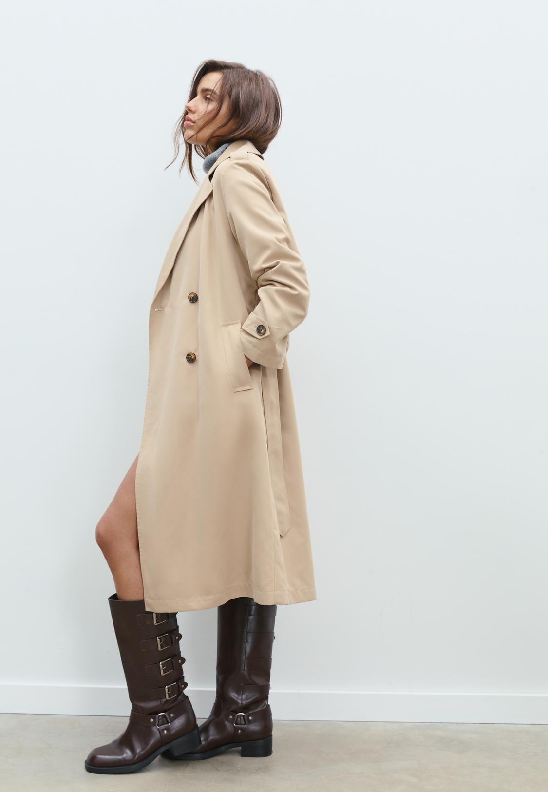 Trench Beige Trench Femme Fluide Trench Fluide Trench Beige Clair