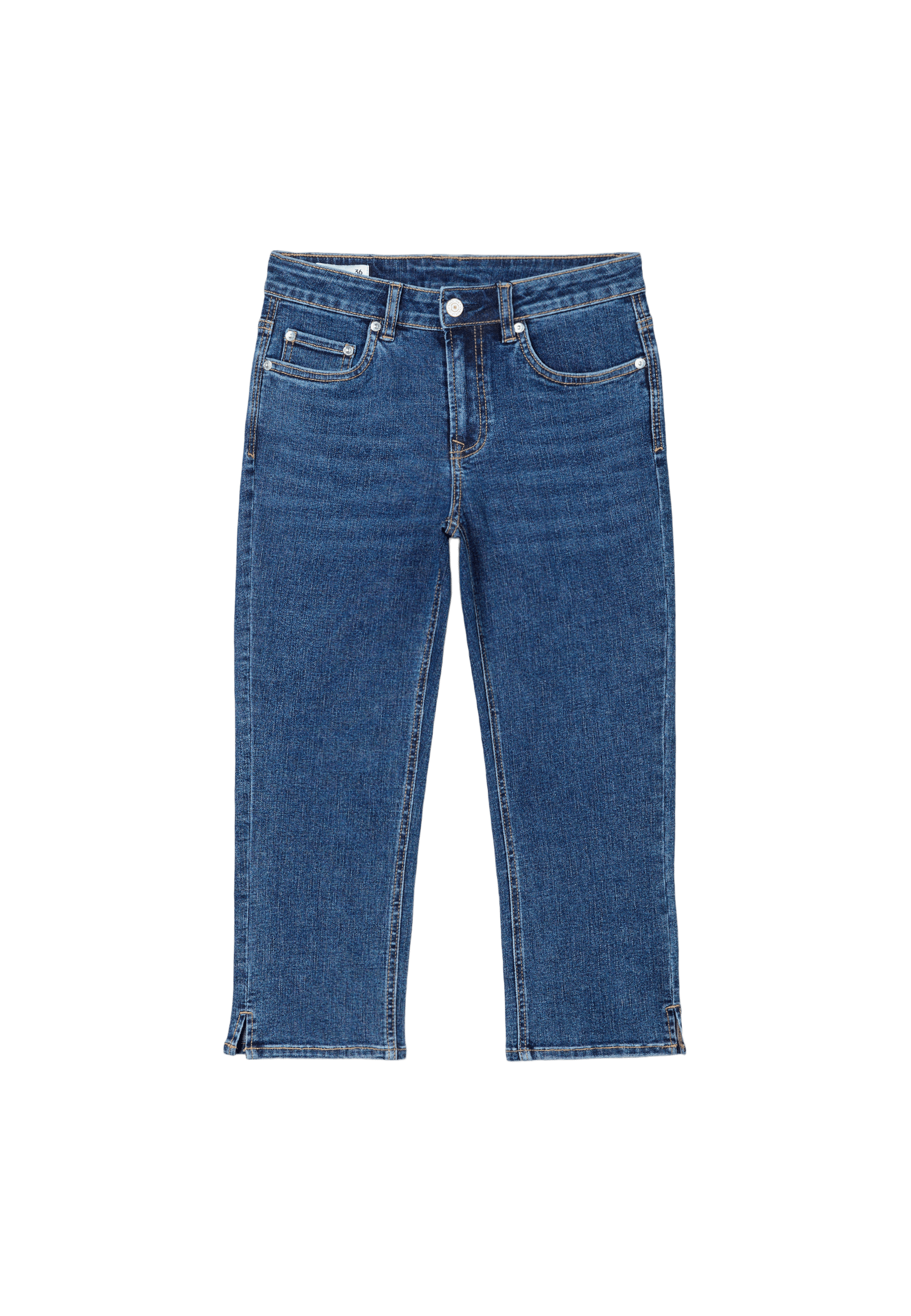 Capri jeans — MEDIUM DENIM WASH