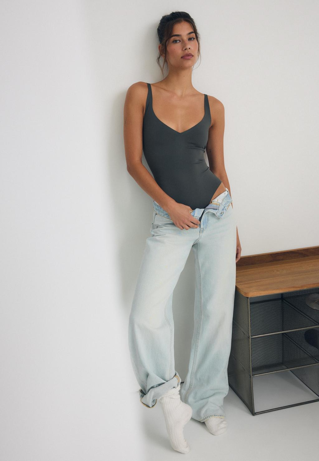 D92 Jeans Straight Wide Med Revor