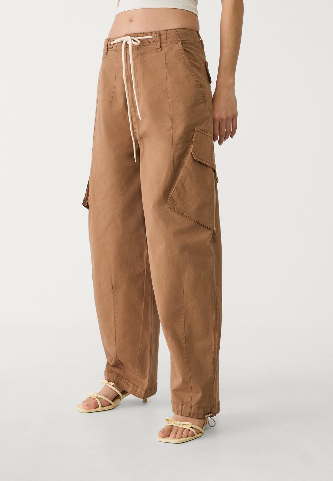 Baggy Jeans Jeans Di Pelle A Zampa Stradivarius Pantalone Fluido