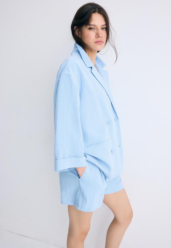 americana fluida doble botonadura