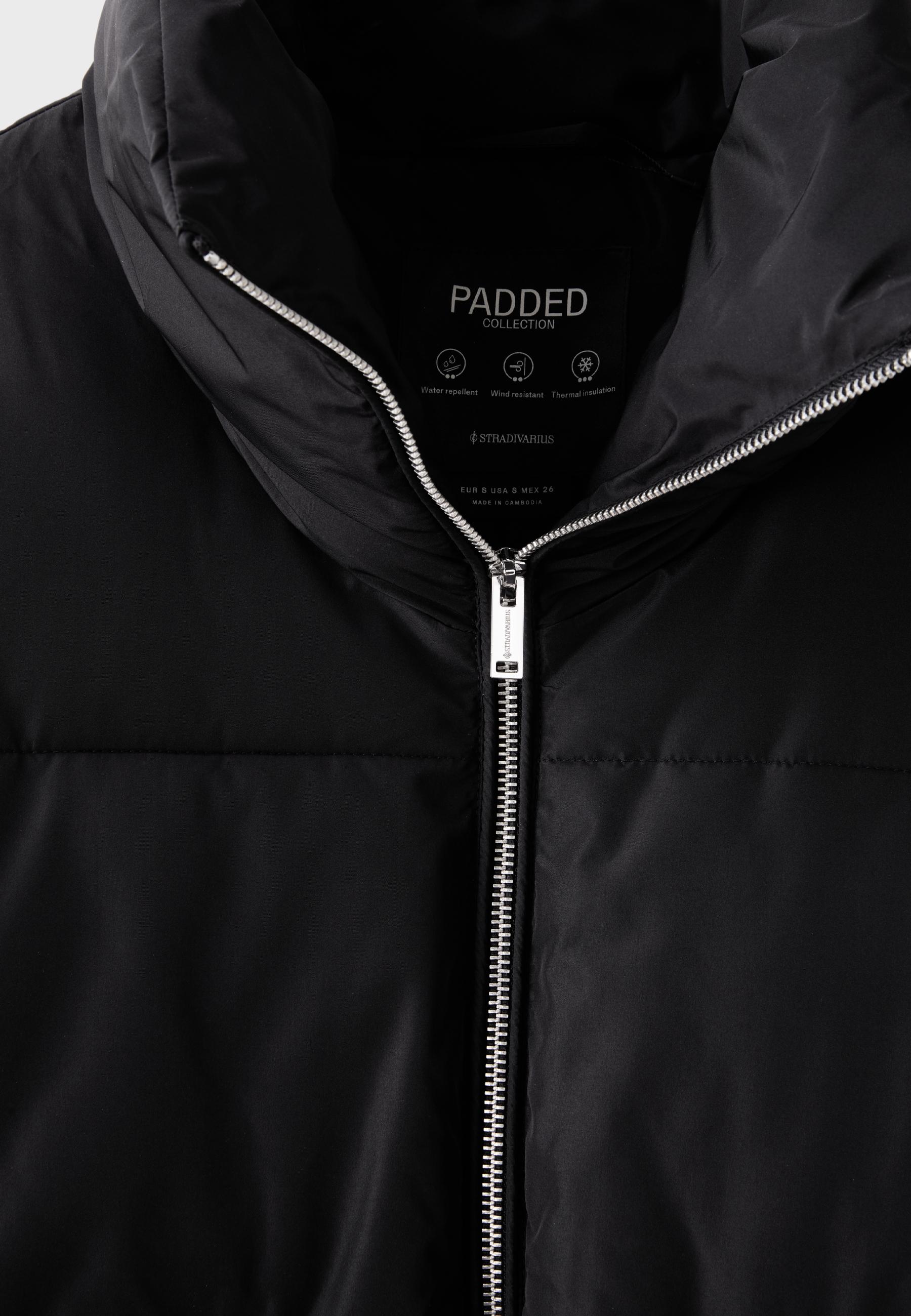 High neck cropped down jacket - Women's fashion | Stradivarius Iraq