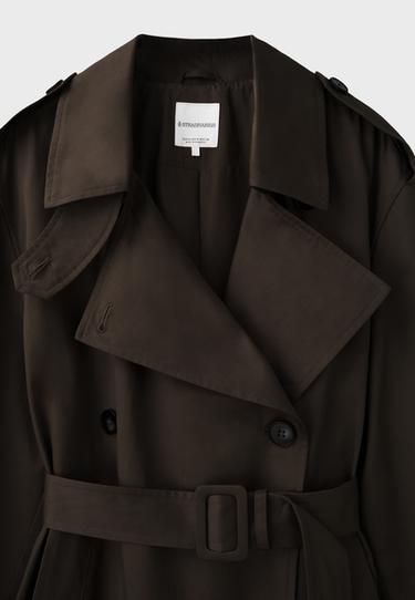 Long basic trench coat — Brown 9