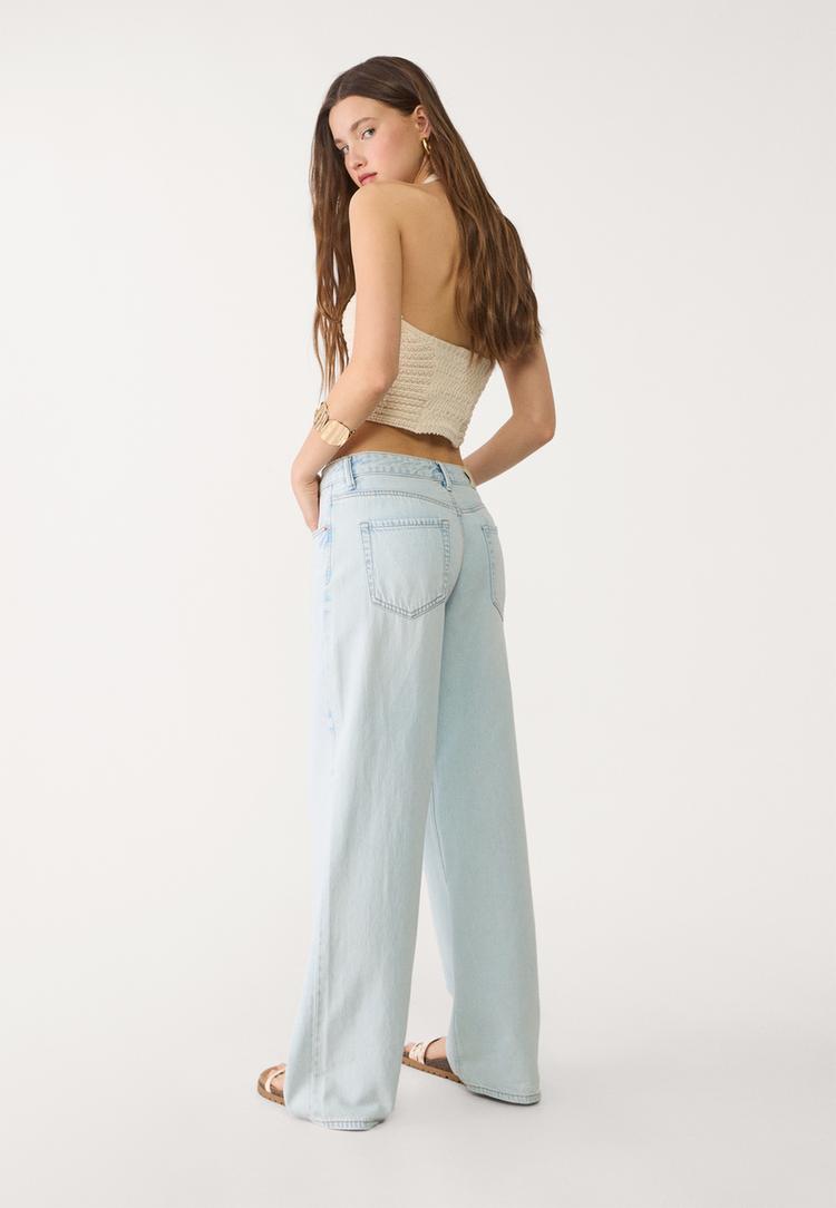 d91 jeans low wide leg