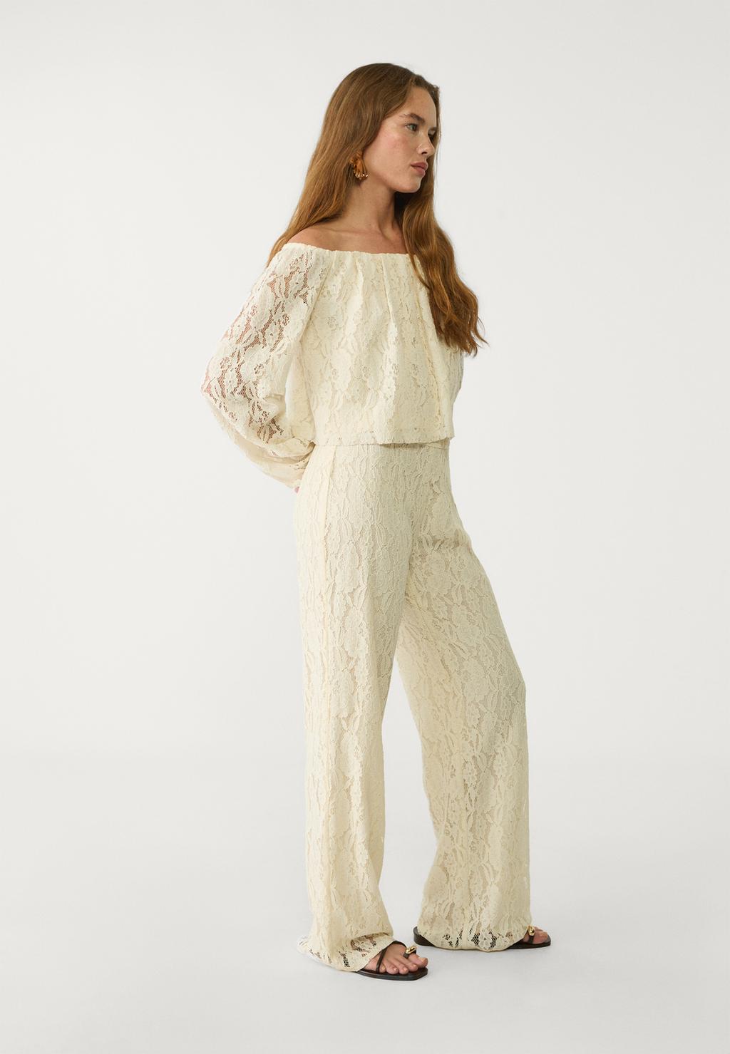 Lace culottes