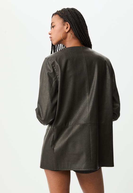 blazer-in-lederoptik-mit-knopfen