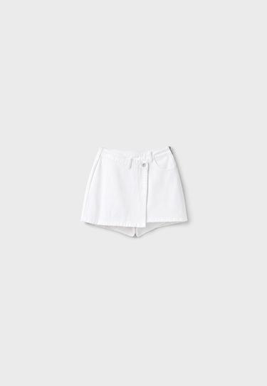 Crossover denim skort — Vanilla 7