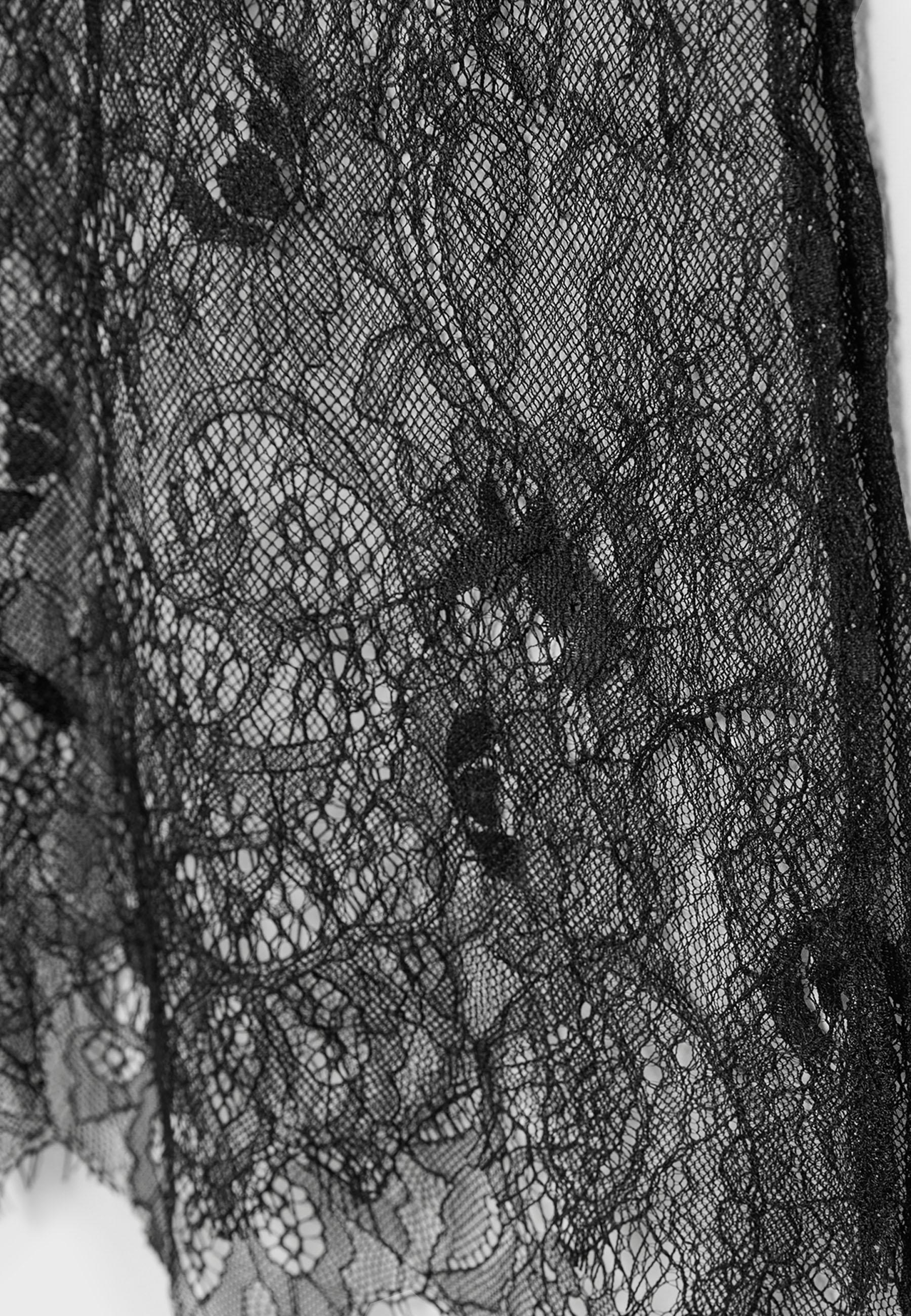 Lace pareo — Black