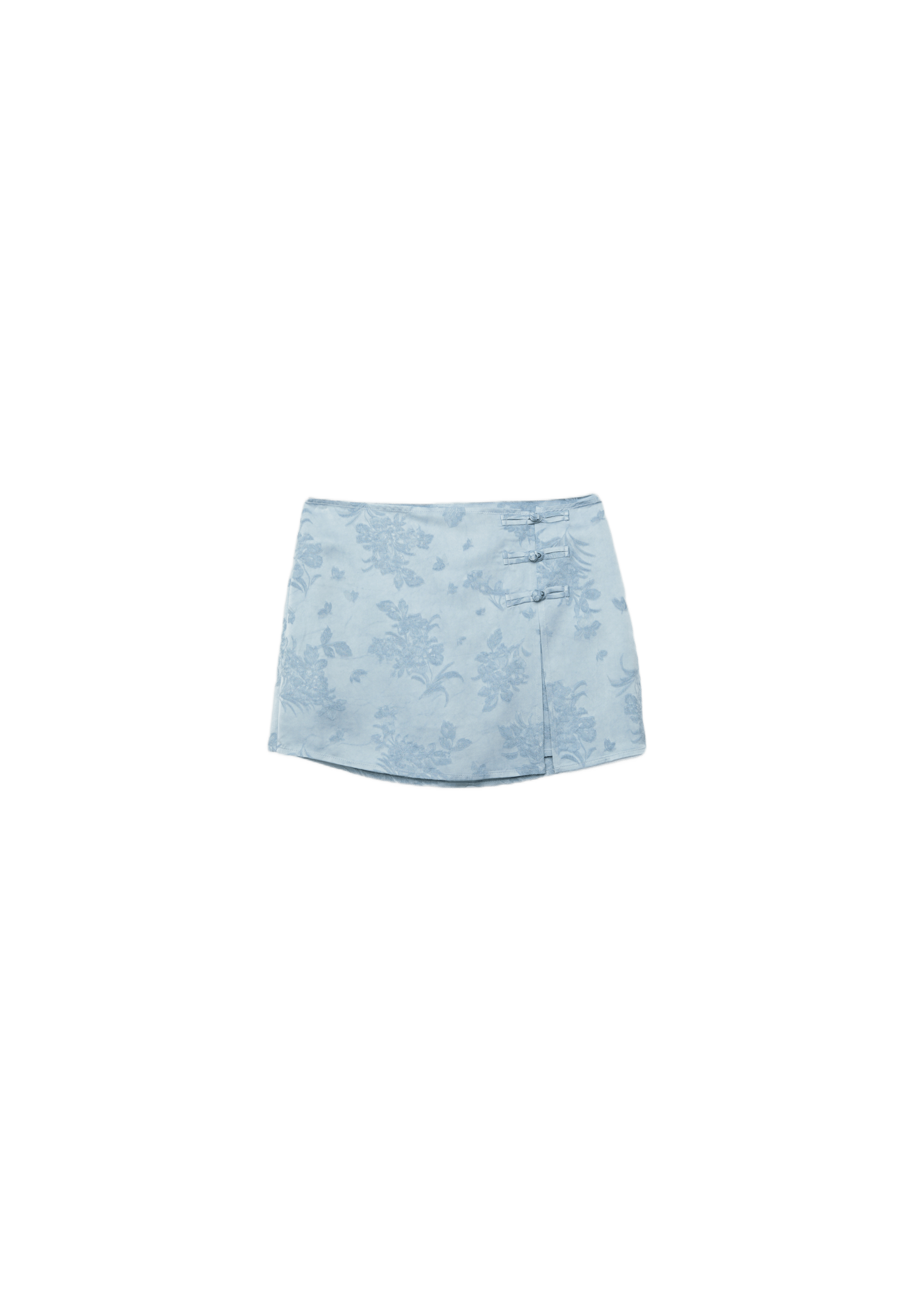 Jacquard Japandi Skort — Sky blue