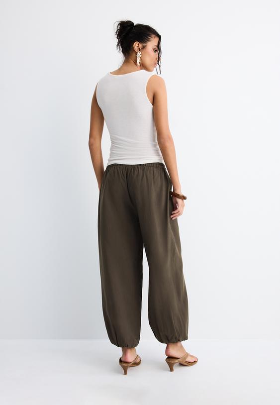 lyocell sarouel trousers