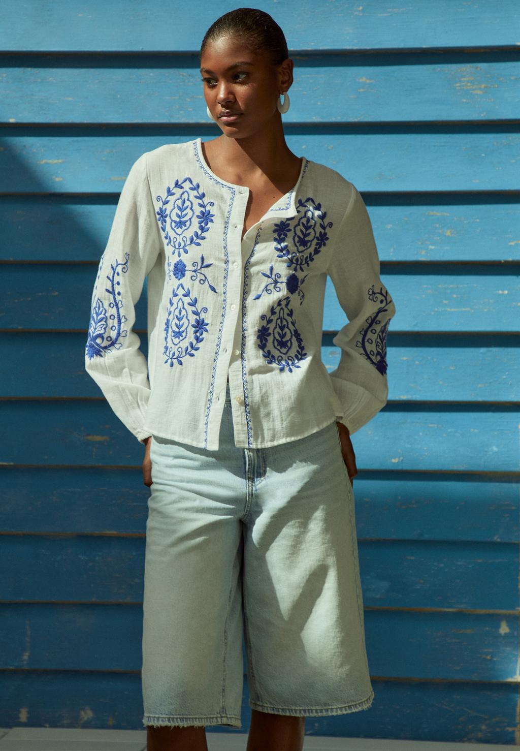Bermuda-short en denim