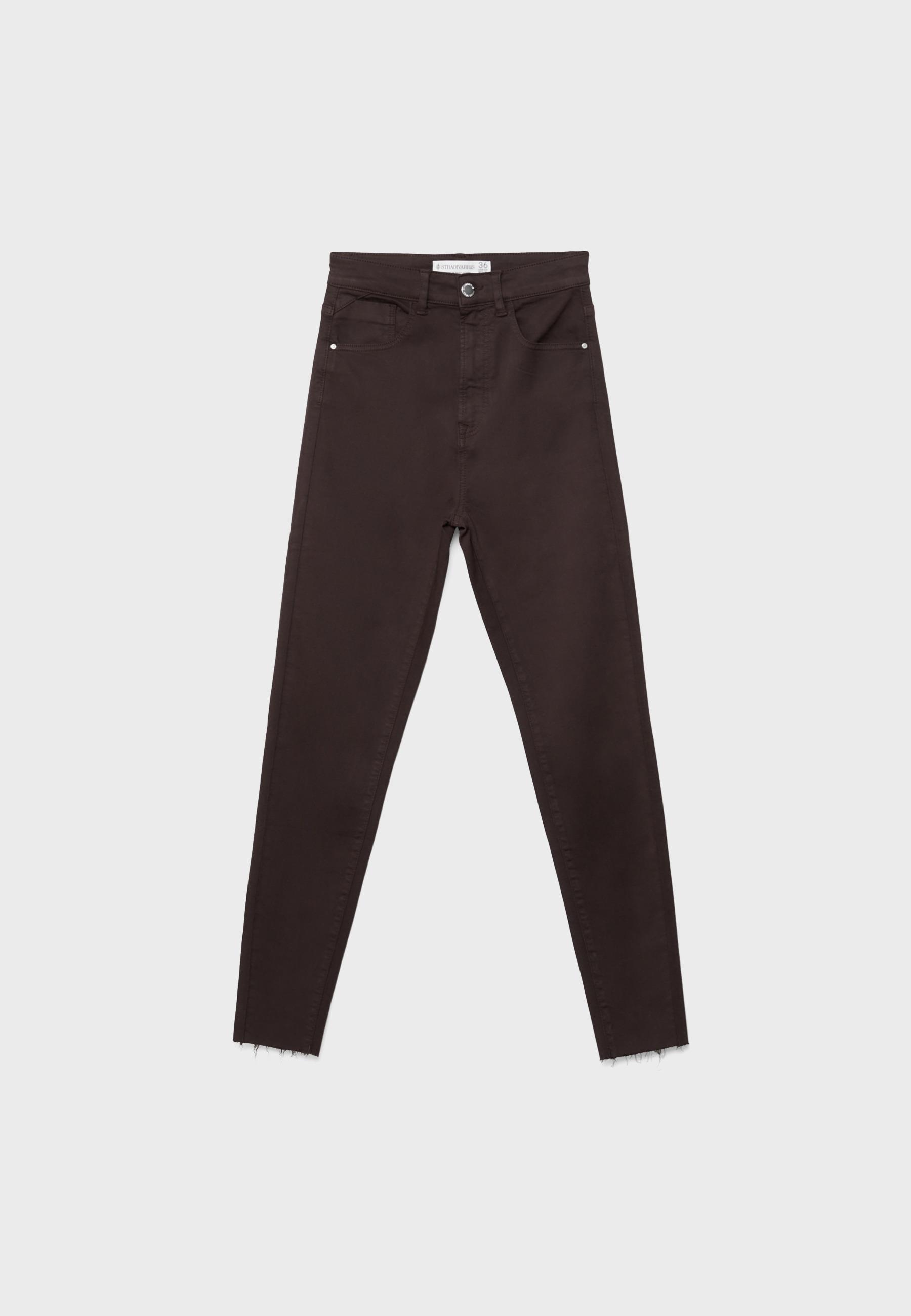 Super high-waist — Brown
