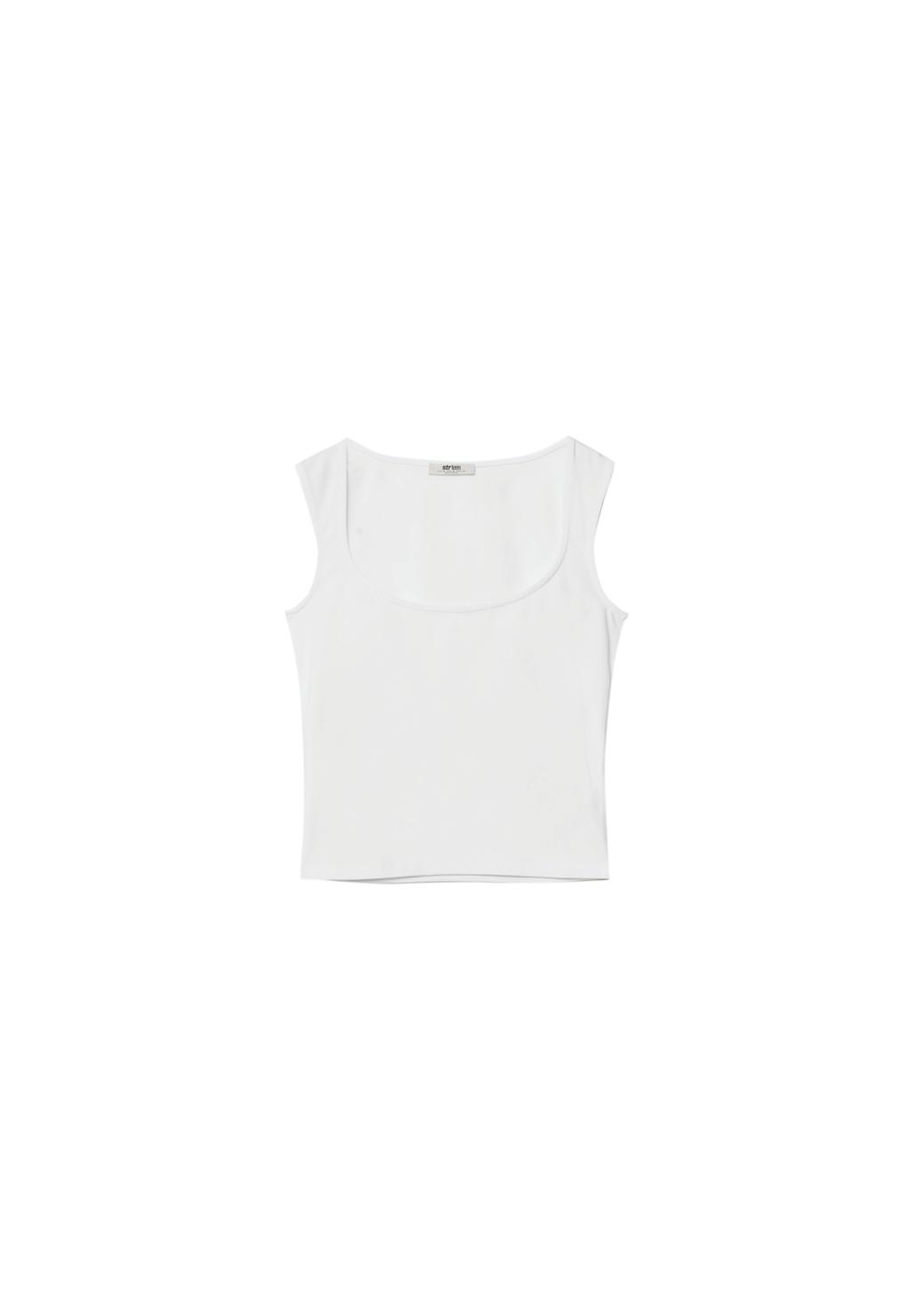 T-shirt col carré