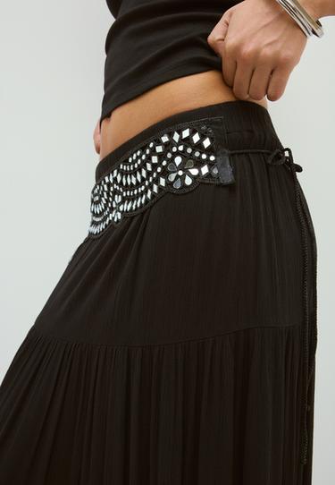 Wavy mirror belt — Black 2