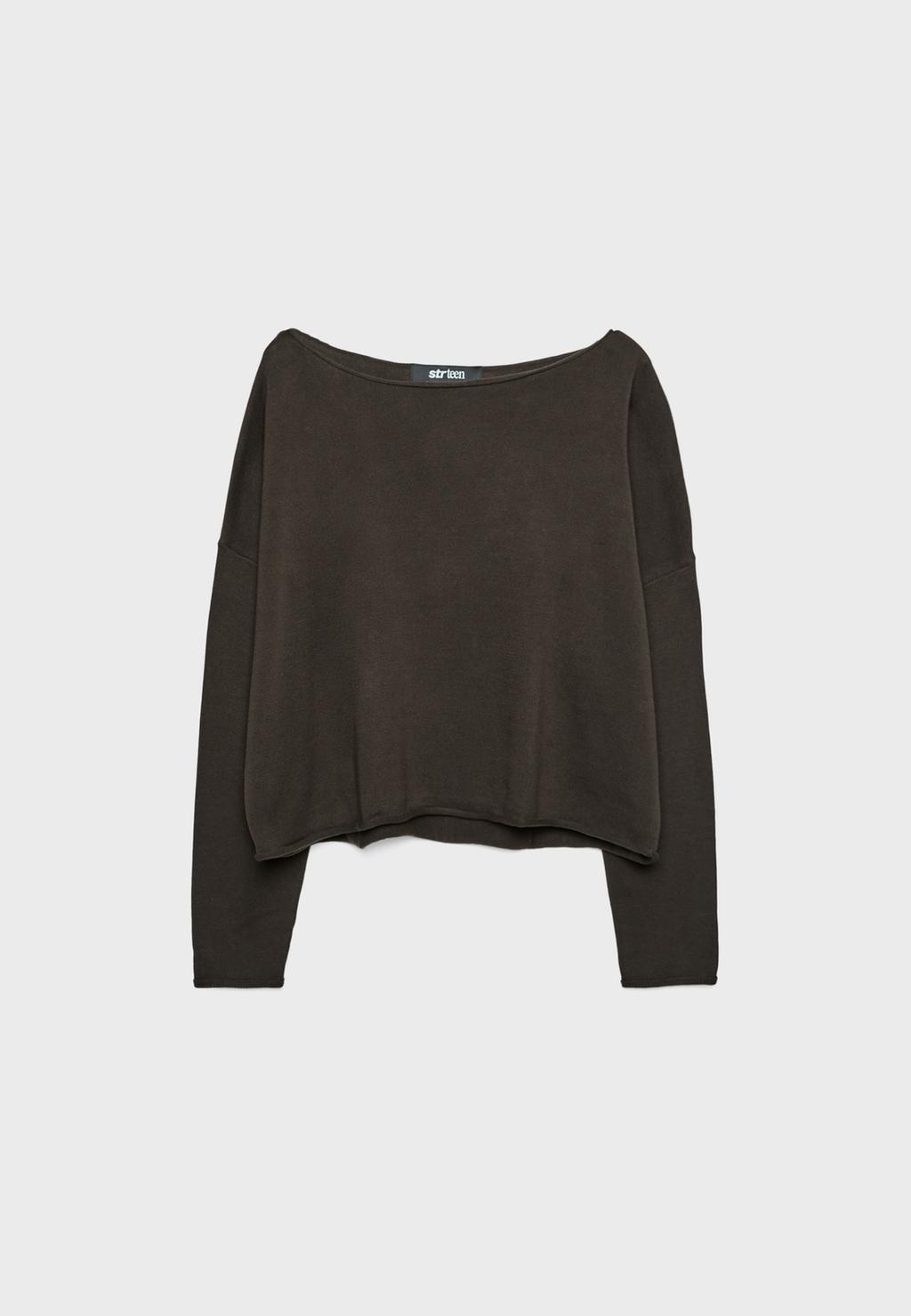 Jersey crop col bateau