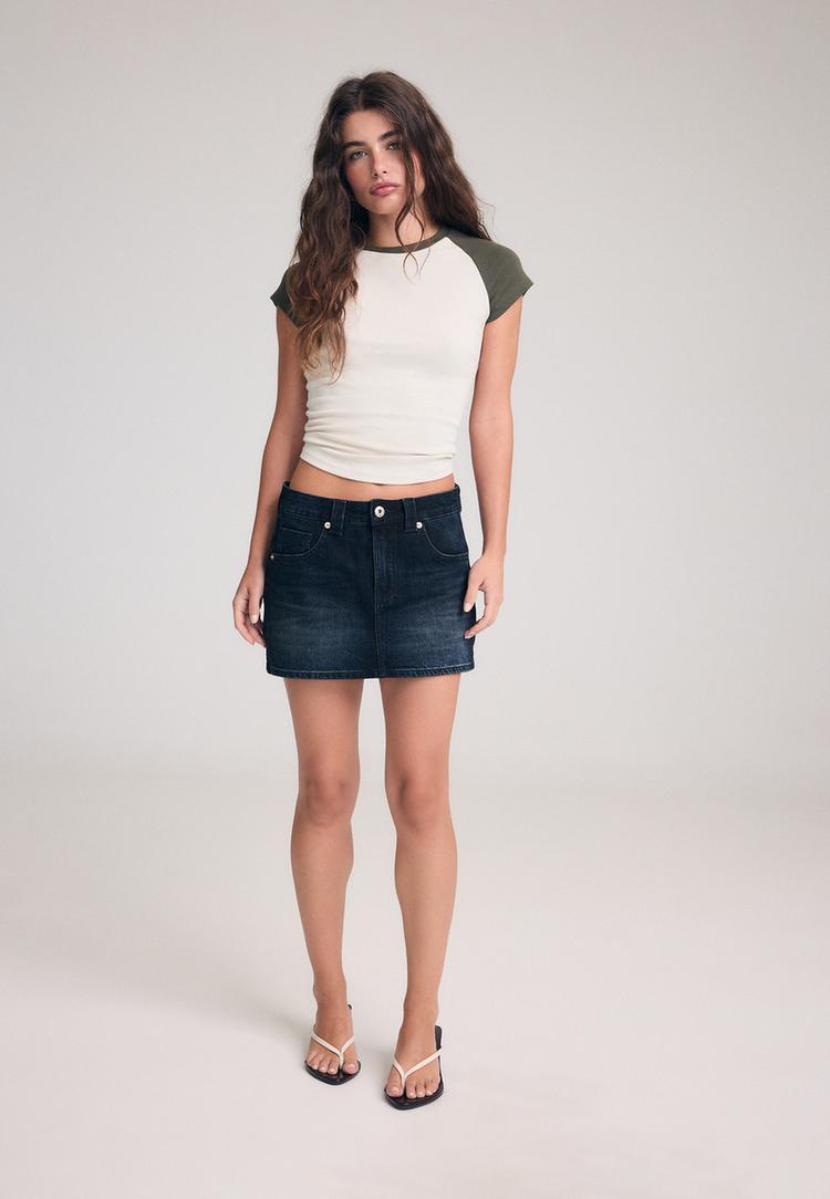 jupe culotte en jean d62