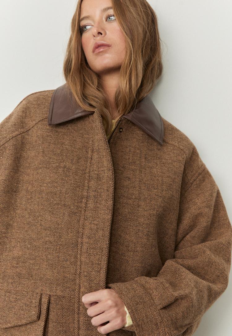 blouson poches chevrons