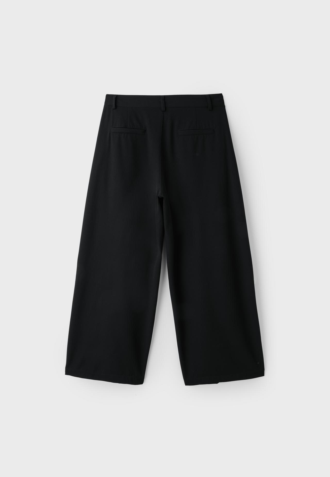Smart barrel trousers — Black