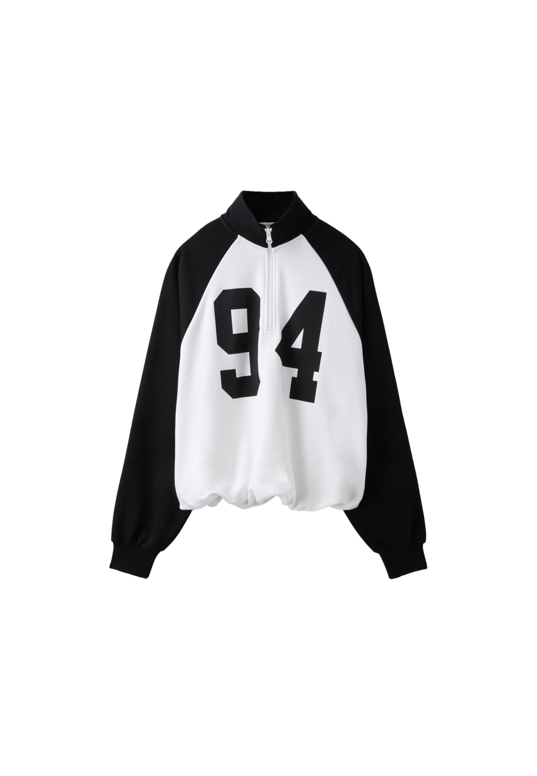 Raglan Sleeve Sweatshirt — Black