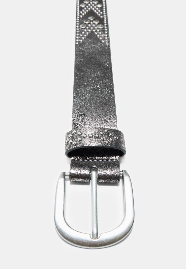 cinturon tachas brillos