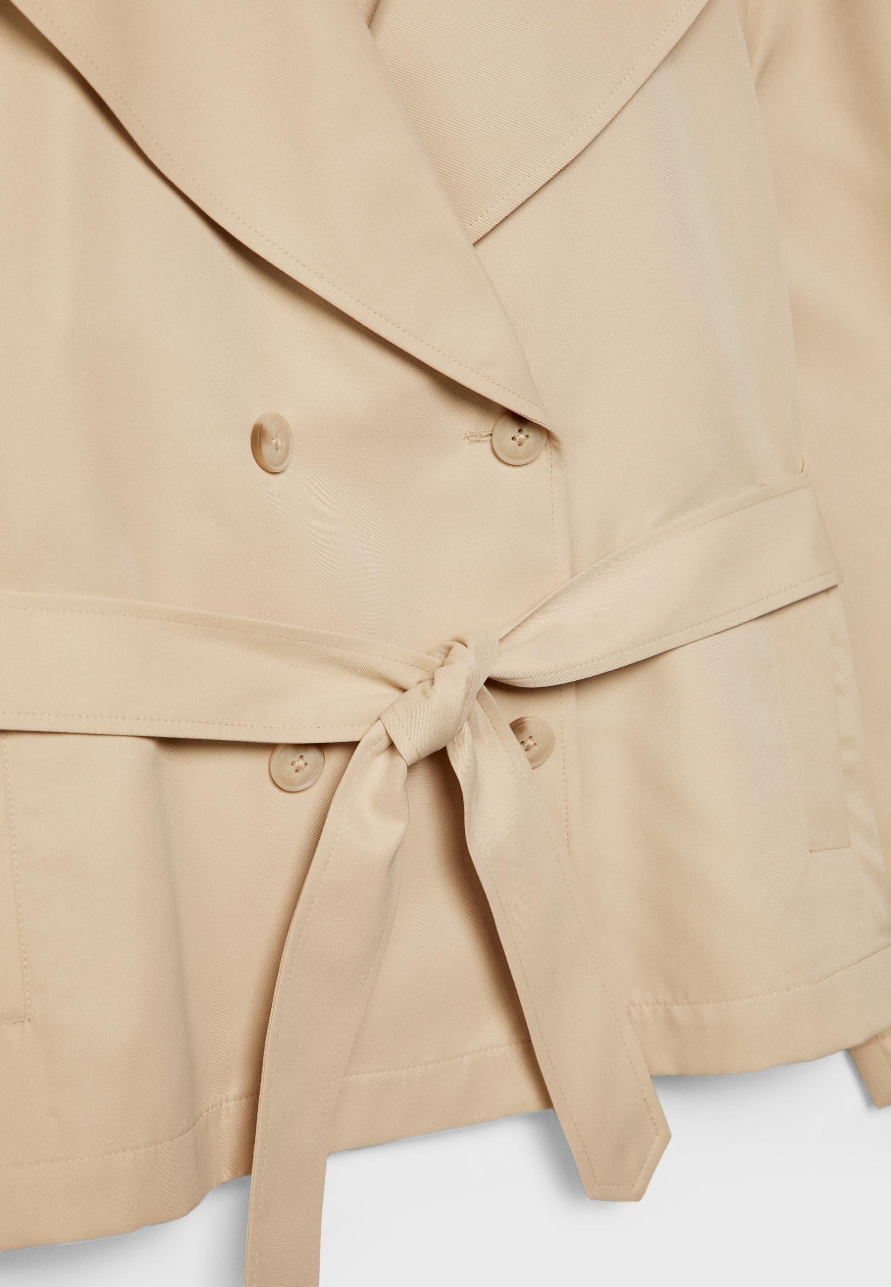 【I AM MARI】Obli Trench Short Jacket (Belt set) 3fc66058f35e8509996e7e9db64cfb