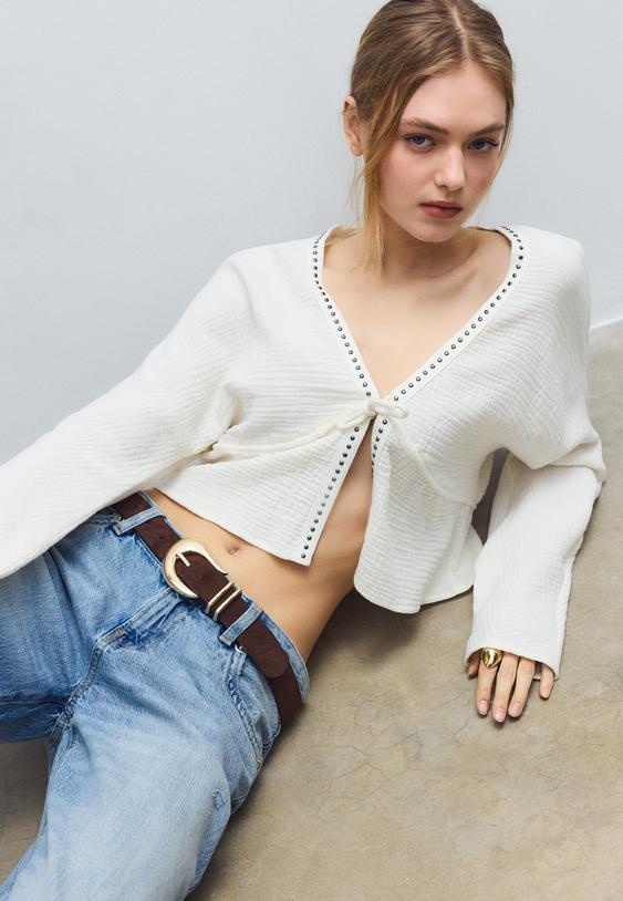 cinto com fivela organica