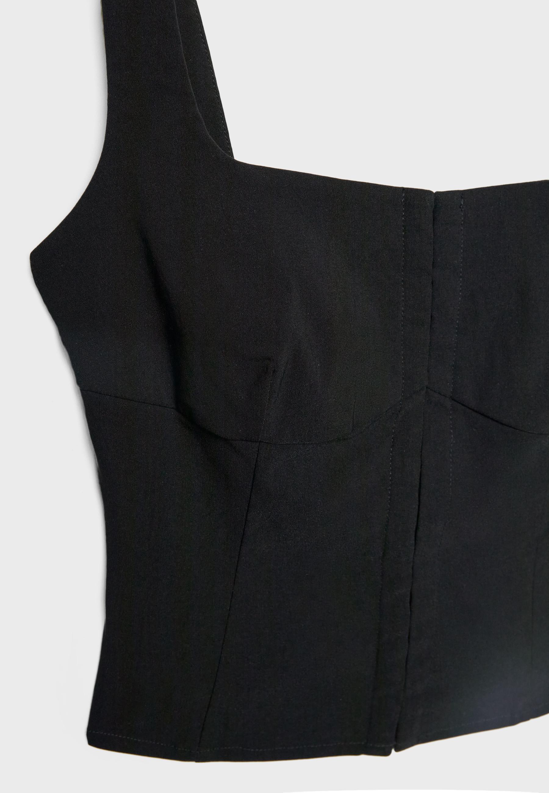 Corset top with straps - Women's fashion | Stradivarius
