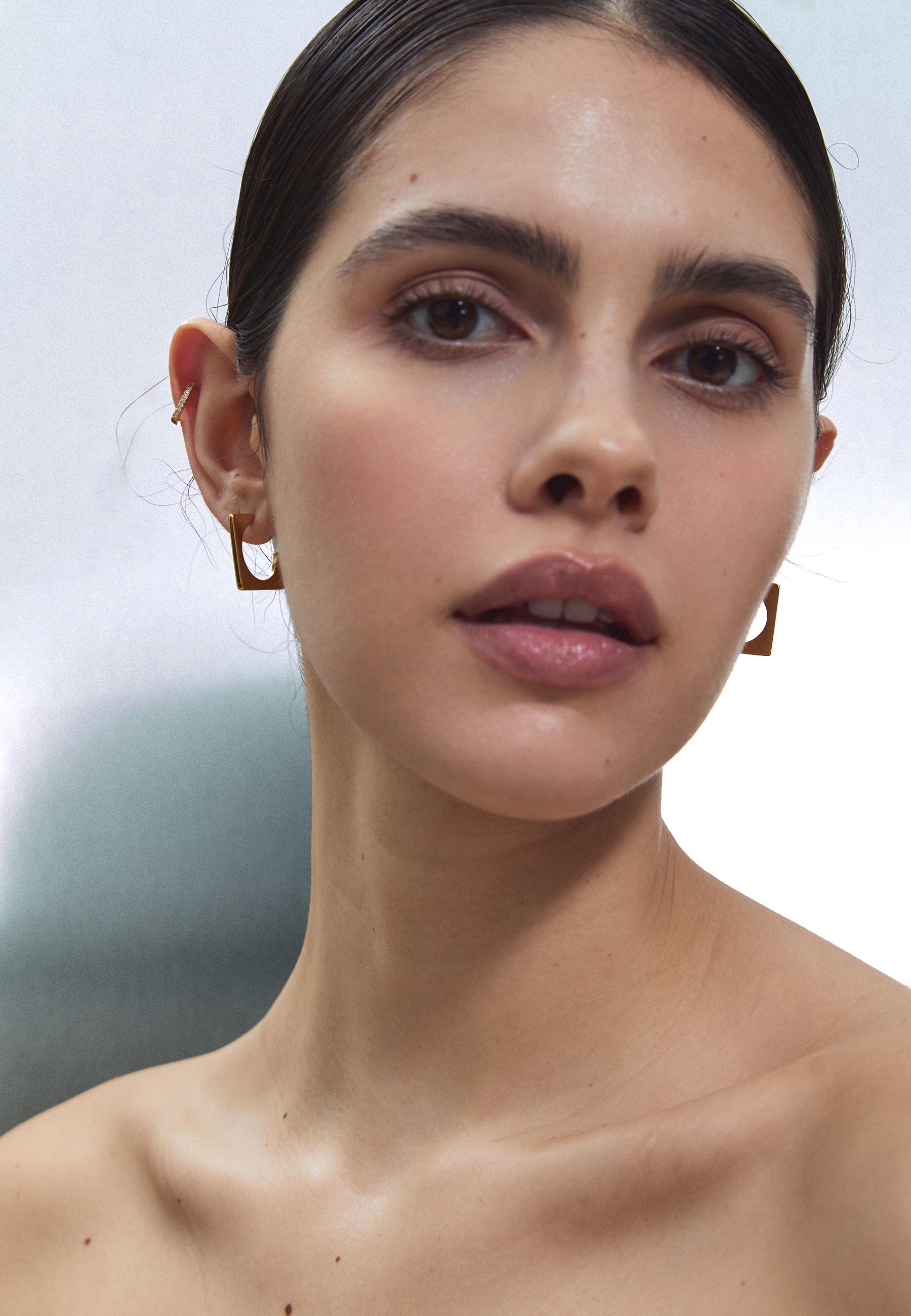 Set of 2 waterproof earrings — Yellow