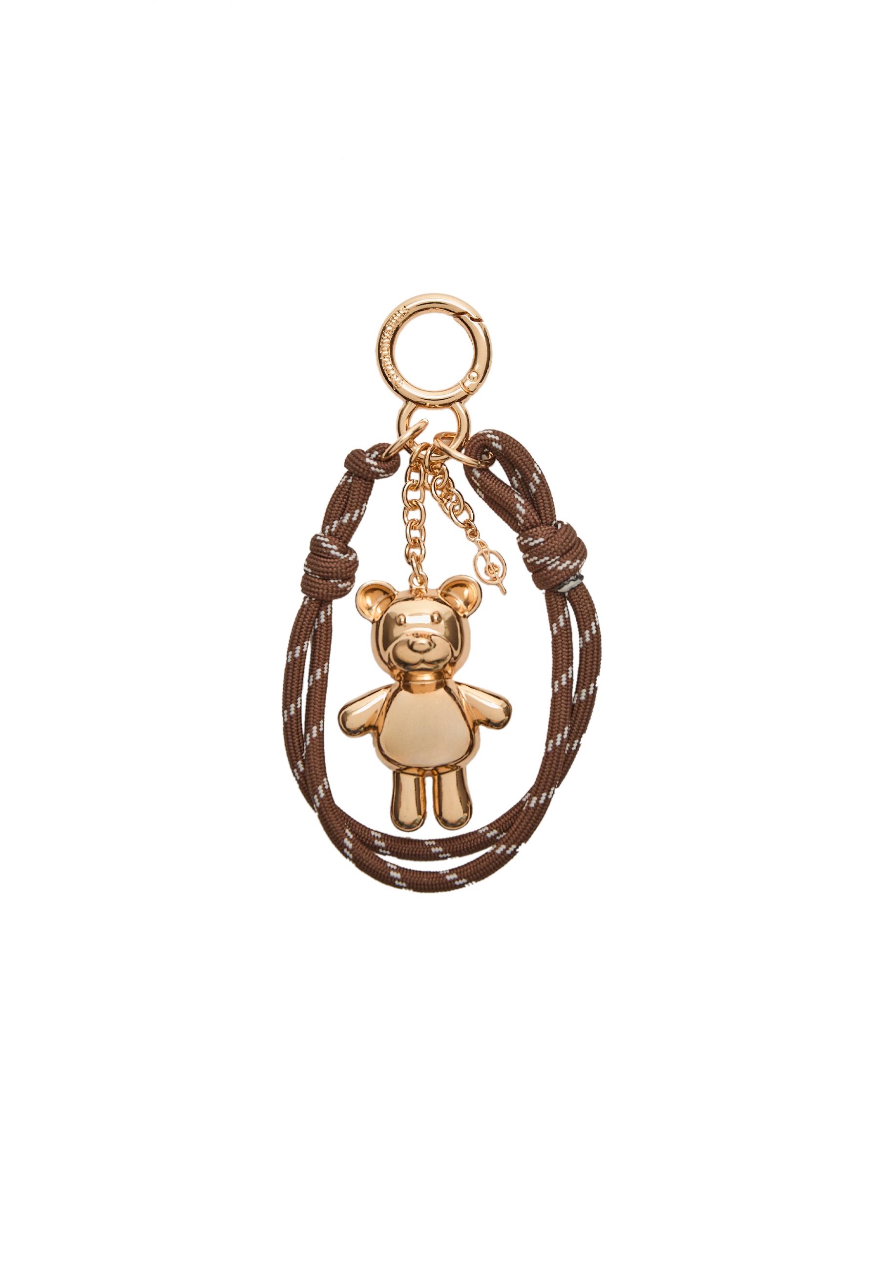 Metallic bear charm — Gold