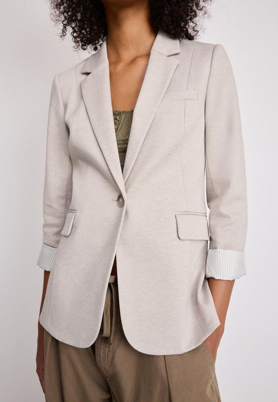 basic triko blazer ceket