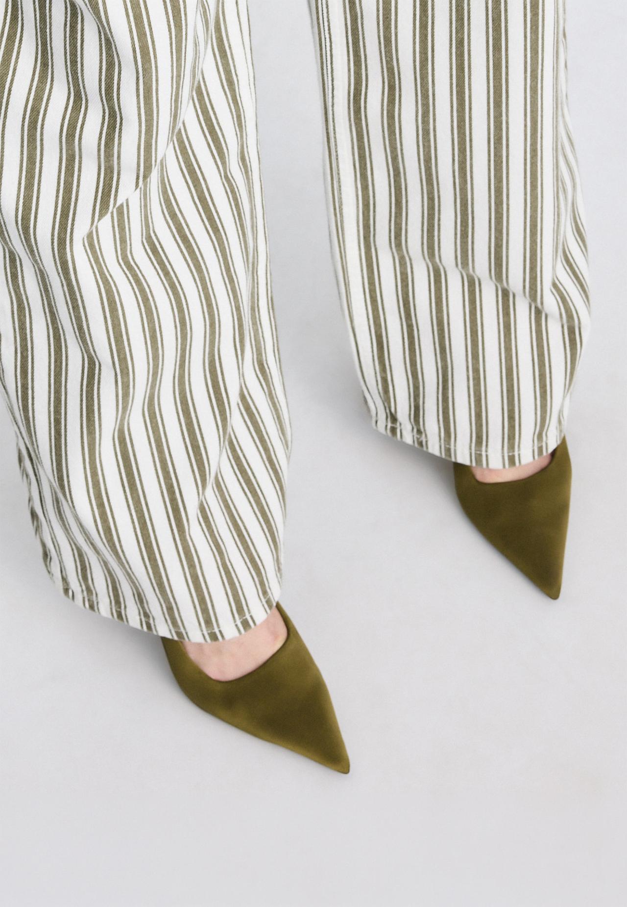 Slingback heels — KHAKI 