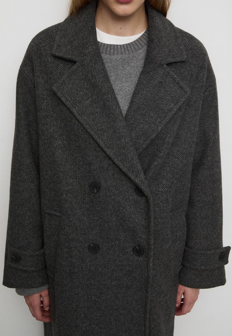 abrigo largo oversize