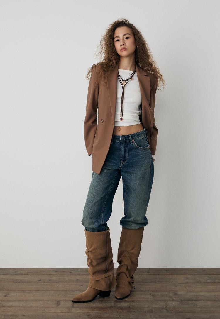 americana slim fit cruzada