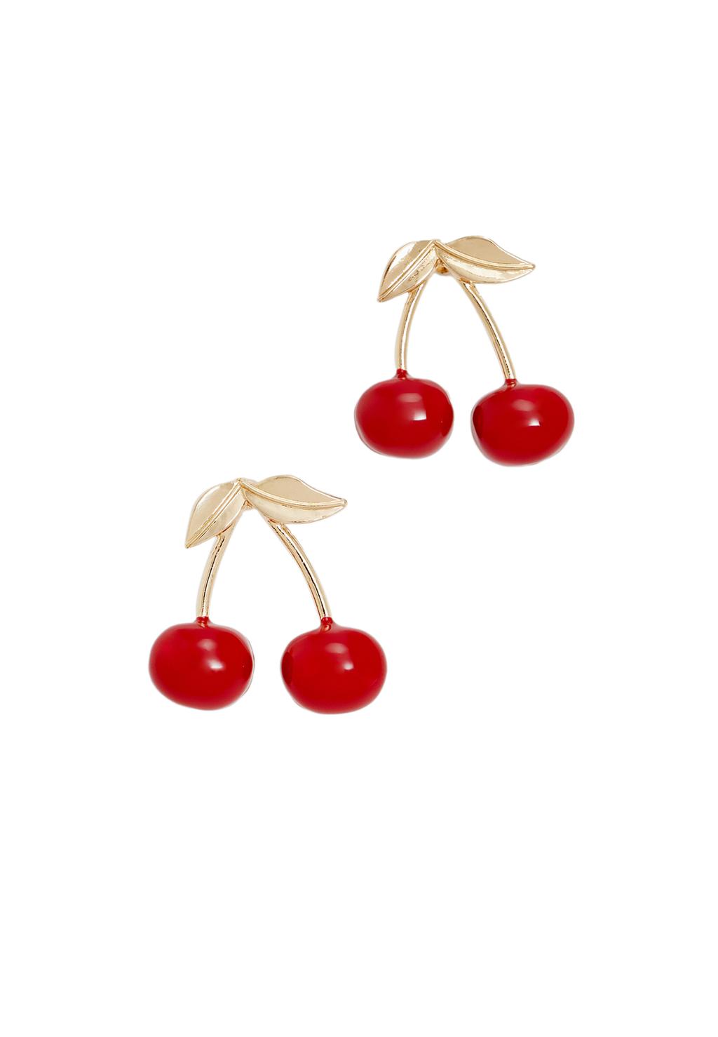 Boucles d’oreilles cerises