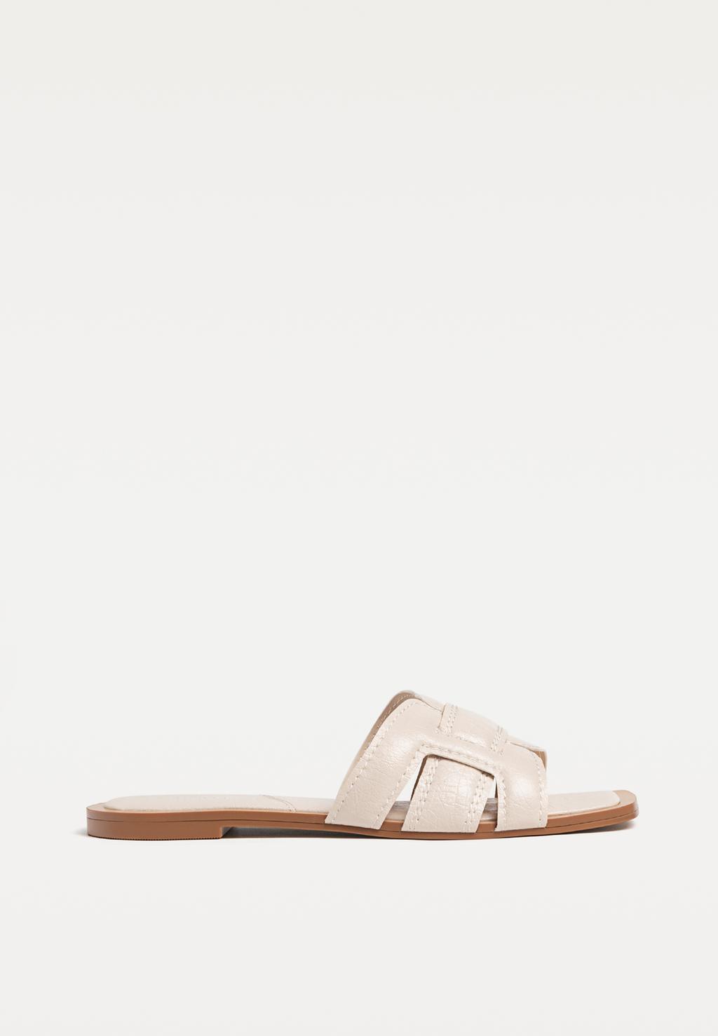 Flat strappy sandals