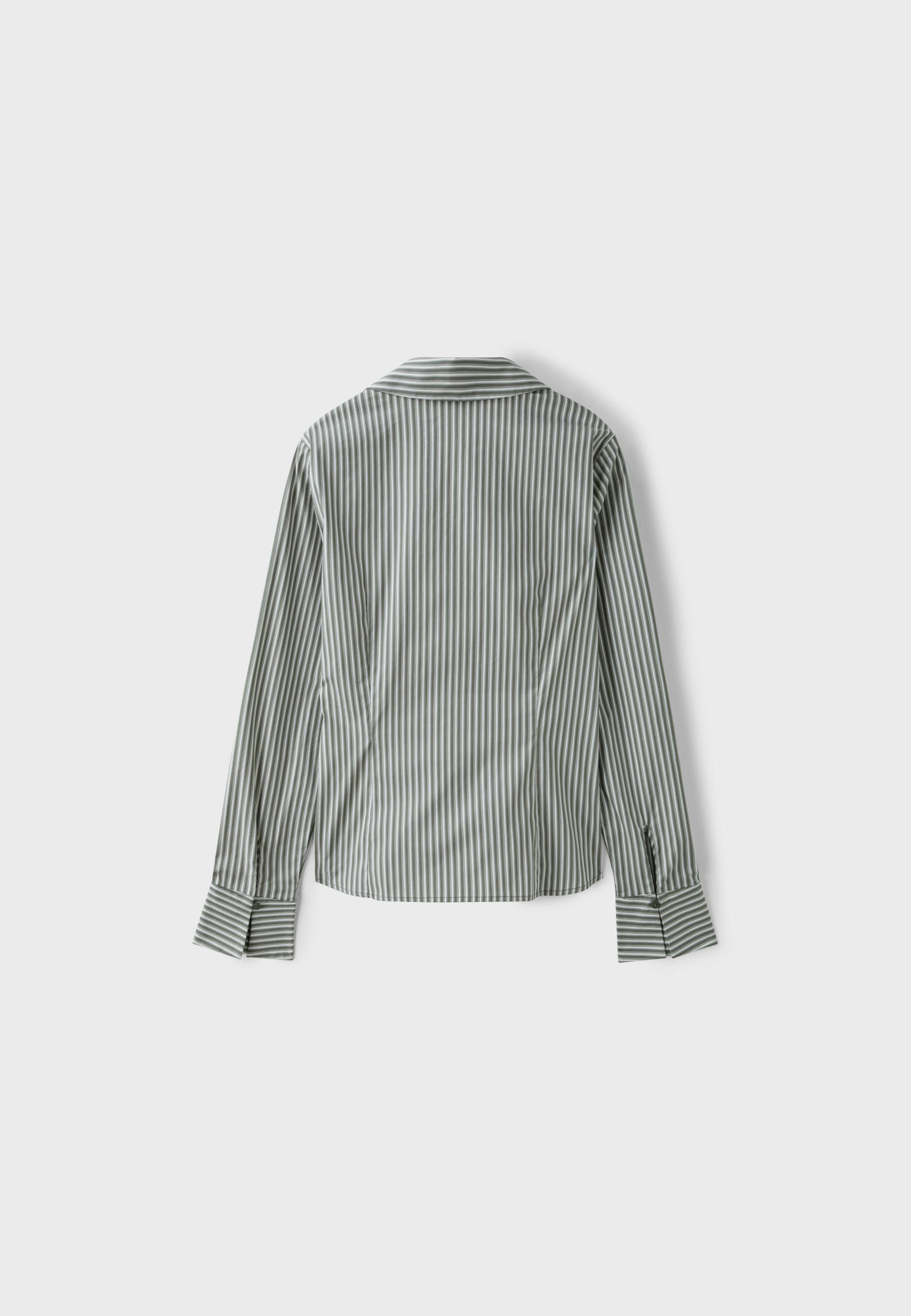 Fitted basic shirt — Khaki