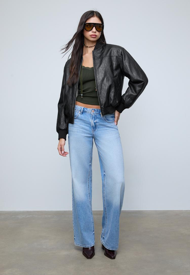 blusao acolchoado estilo bomber de polipele